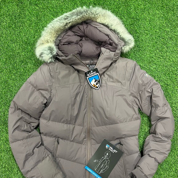NWT Kuhl Womens Frost Down Parka Dusk 800 Down $549 New - Picture 3 of 10